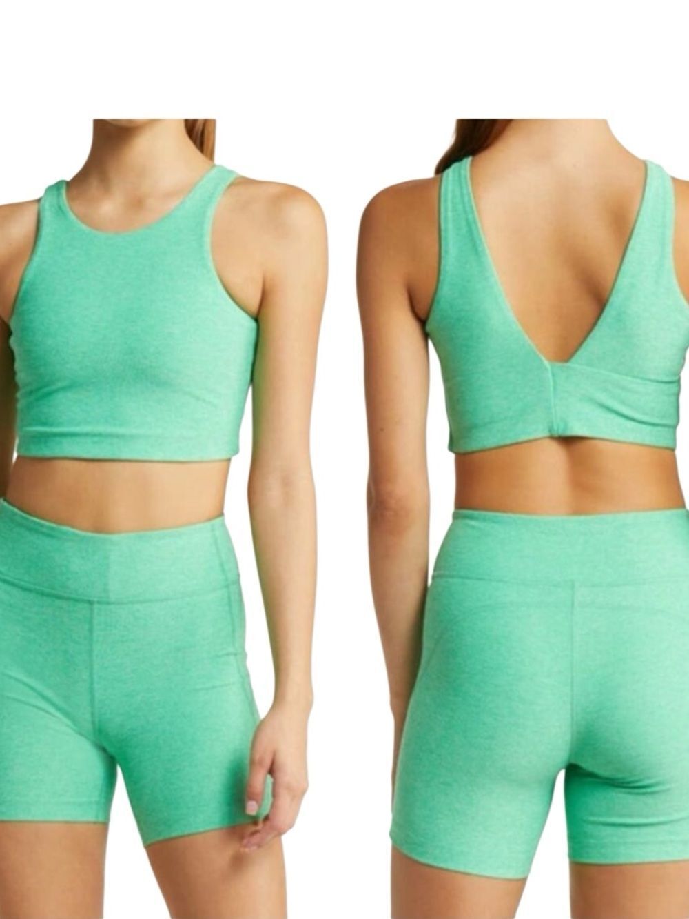 Outdoor Voices Venus Crop Top Green Size Small